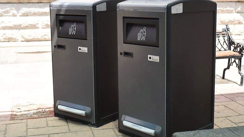 Nuevos botes de basura electrónicos en la ciudad de Durango